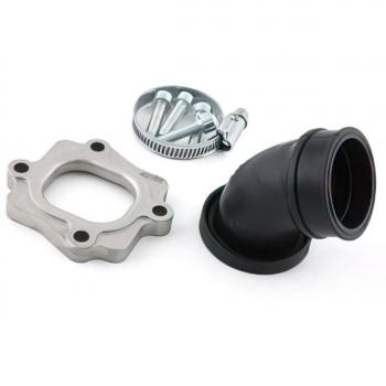 Polini Ansaugstutzen 360° 21/25mm für Minarelli liegend mit 15-21mm CP, 19-21mm PHBG