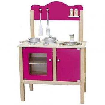 Holzküche für kleine Köche (Pink)