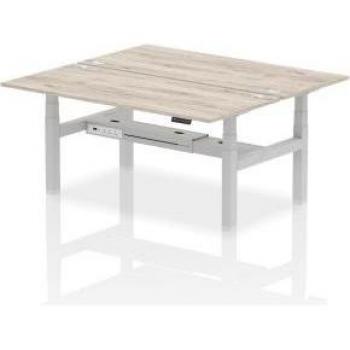 Air Back-to-Back 1800 x 800mm Height Adjustable 2 Person Bench Desk