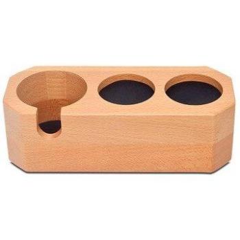 Base de madera para filtro de café Espresso