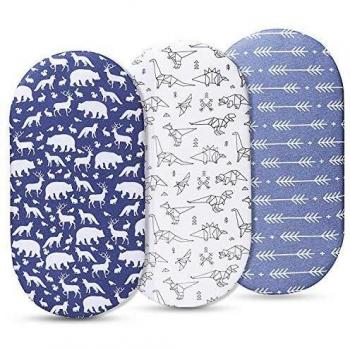 Momcozy Set 3 Lenzuoli per Bambino & Bambina