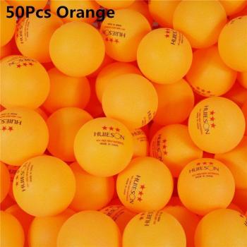 Huieson 3-Star Table Tennis Balls 40mm White Orange 30 Pack