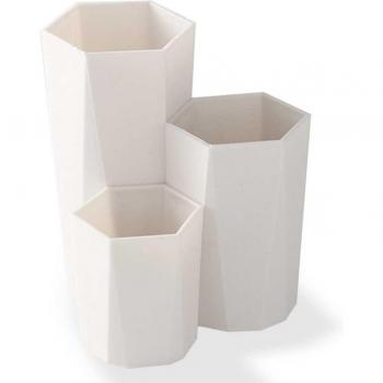 Triple Compartment Makeup Brush Organizer