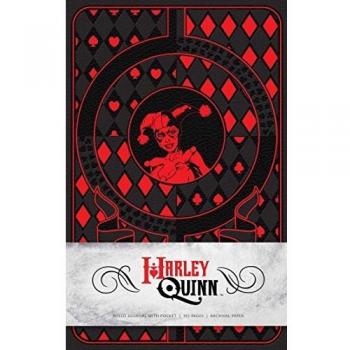 Harley Quinn Hardcover Ruled Journal, by Matthew K. Manning, New Book