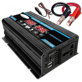 Transformateur 12V-220V 4000W Sinusoïdale Pure avec Télécommande G