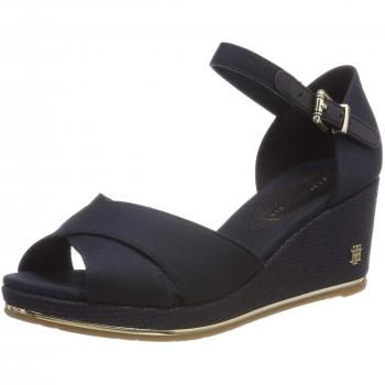Tommy Hilfiger Damen Feminine MID Wedge Sandal, Blau (Midnight 403), 40 EU