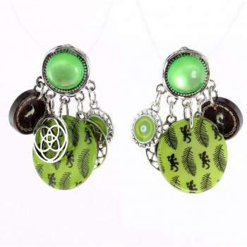 Clip Creativo Verde 50x40 mm – Lilipoupettes, Les Trésors de Lily