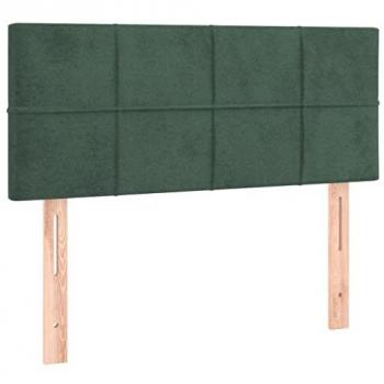 Testiera a LED Verde scuro 90x5x78/88 cm in Similpelle cod mxl 46714