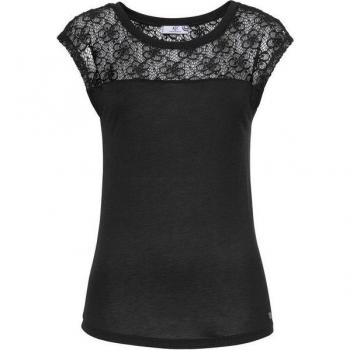 AJC Unifarbenes Rundhalsshirt für Damen