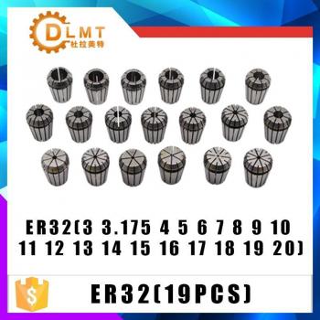 Pack de pinces ER32 19 pièces pour moteur CNC 3mm à 20mm
