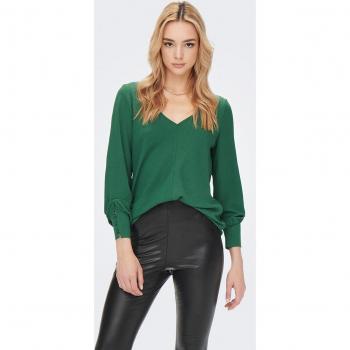 Blusa vaporosa de manga larga estilo otoño/invierno