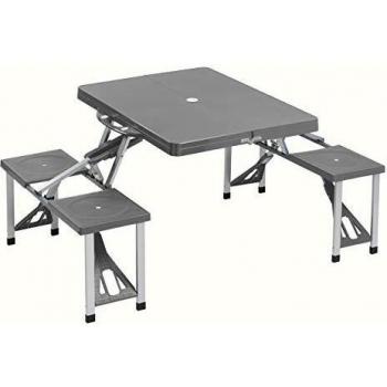 Table Valise Pique-Nique Cao, Bleu (Grise), 85 x 65 x 67 cm