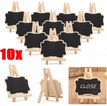 Pizarra Mensajero Madera 10 Unids Boda