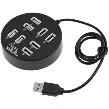 Concentrador USB 8 Puertos de Alta Velocidad