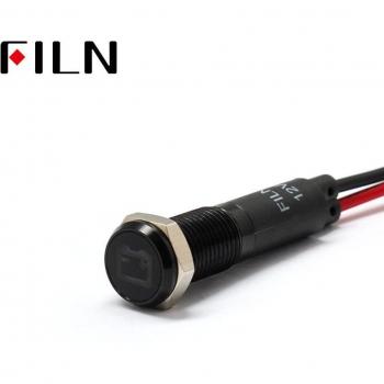 Indicateur LED 8mm avec câble 20 cm