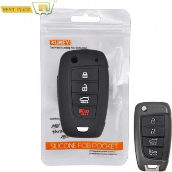 Hyundai Kona 4-Button Key Fob Silicone Protector