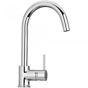 Miscelatore Rubinetto Lavello Monocomando Alta Orientabile Cromato Lucido Paini Cox Design Italiano