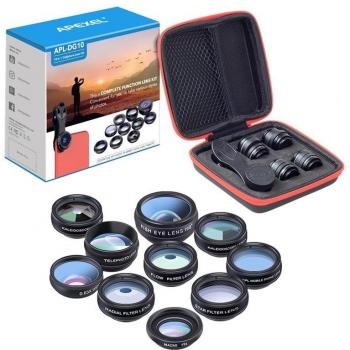 APEXEL 10-in-1 Mobile Phone Lens Set