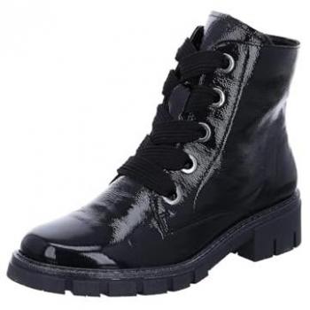 Ara Damen Schnürstiefelette DOVER mit Metallic-Perforation, G-Weite = weit
