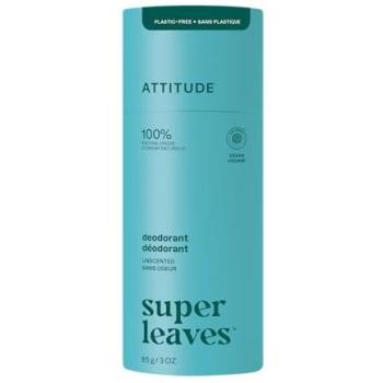 Attitude Super Leaves Fragrance‑Free Deodorant – 3 oz