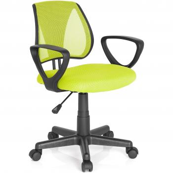 Hjh OFFICE 725108 Kinderdrehstuhl KIDDY CD – Rückenlehne höhenverstellbar, Armlehnen