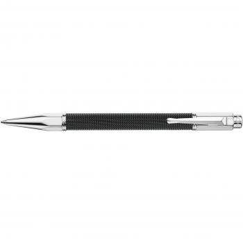 Bolígrafo Caran d'Ache Varius Ivanhoe Cota de Malla Acero Negro Placado Rodio