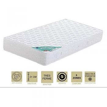 Provence Literie Matelas Aertech+ Haute Densité 70x190 x 21 cm