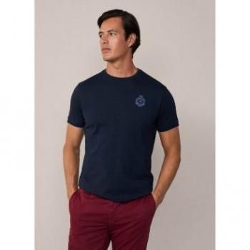 Camiseta de Hombre Hackett London Heritage en Color Marino