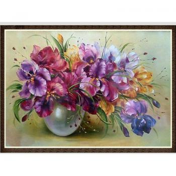 Pintura de diamantes manualidades florales