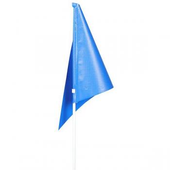 Set de drapeaux de publicité pour cyclistes avec tige