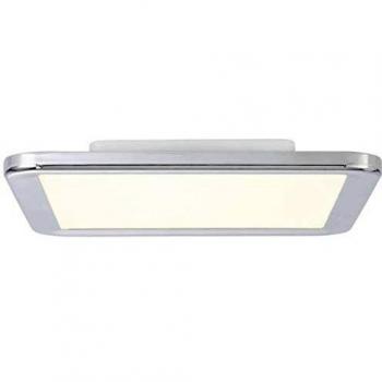 Brilliant Living Neptun LED Deckenaufbau-Paneel 30x30cm chrom/weiß easyDim
