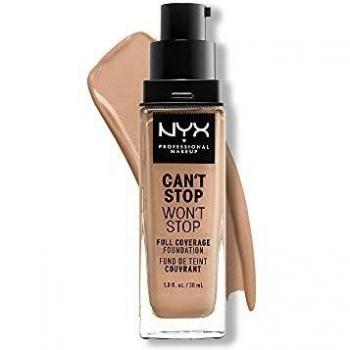NYX Professional Makeup Can't Stop Won't Stop Full Coverage Foundation, Langanhaltend, Wasserfest, Vegane Formel