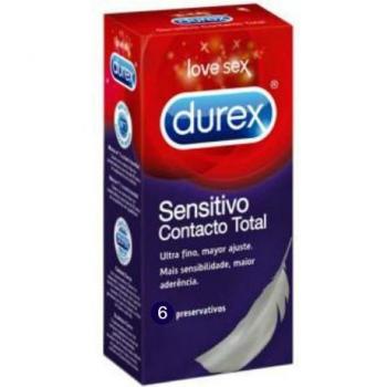Durex 6 Piece Total Contact Condoms