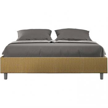 Somier “Luna” 160x210: Base Lona, Diseño Laberinto en Azul