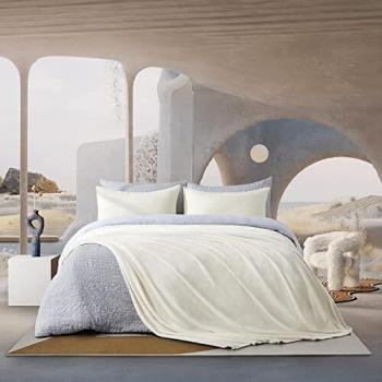 WAVVE Super Soft Fluffy Fleece Throw Blanket