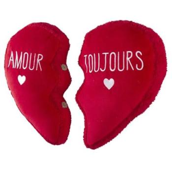 Coussin Cœur Chic Détachable