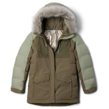Columbia Marquam Peak Fusion III Parka Verde per Bambina