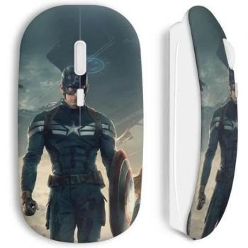 Captain America Maus mit kabellosem Hintergrund