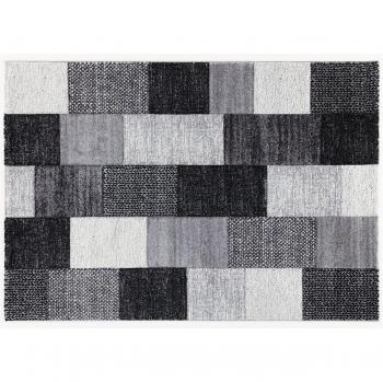 Tappeto grigio e nero 230x160 cm Ray D