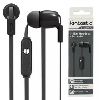 Fontastic Essential In-Ear Stereo-Headset schwarz