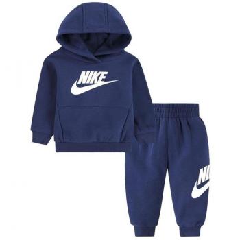 Nike Fleece Jogginganzug für Kleinkinder, blau, Größe 12 M