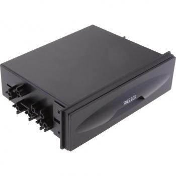 Black Plastic Single DIN Car Stereo