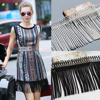 1 Meter Milk Tassel Lace for Skirts and T-shirts