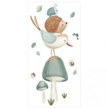 Kinderzimmer Wandschmuck “Forst-Freunde” 40x80 cm – LITTLE DUTCH