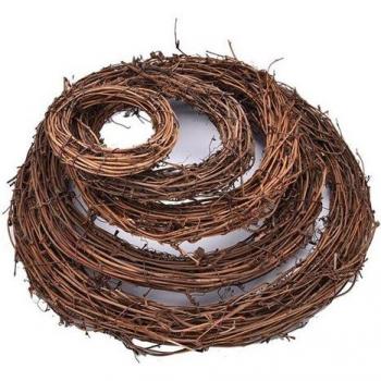 Christmas Wedding Decor Rattan Ring Wreath Frame