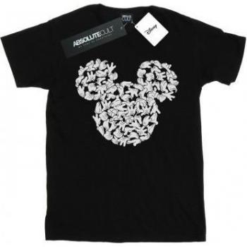 Large Size Mickey Mouse Head‑of‑Hands T‑Shirt