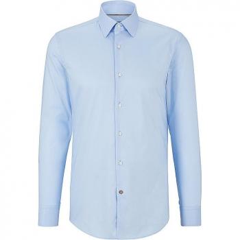 Chemise à manches longues Hank Kent Light / Pastel Blue 450 BOSS, taille 41 homme