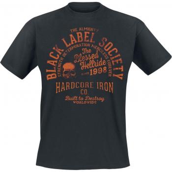 T‑shirt homme Black Label Society « Hardcore Hellride » – Noir, tailles S à XXL