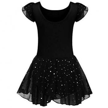 Trudge Girls' Ballet Suit with Short Sleeves