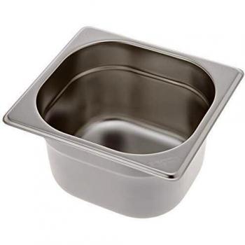 Vogue Stainless Steel 1/6 Gastronorm Pan 100mm Deep